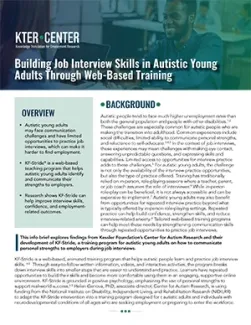 Building Job Interview Skills in Autistic Young Adults